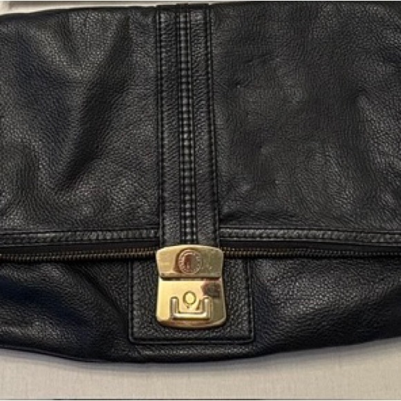 Marc by Marc Jacob's Black Leather large clutch with dust bag - Picture 2 of 9